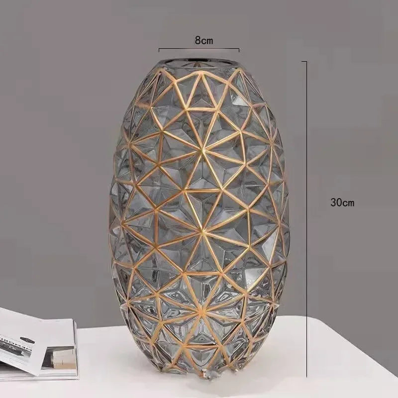 Vase en cristal moderne
